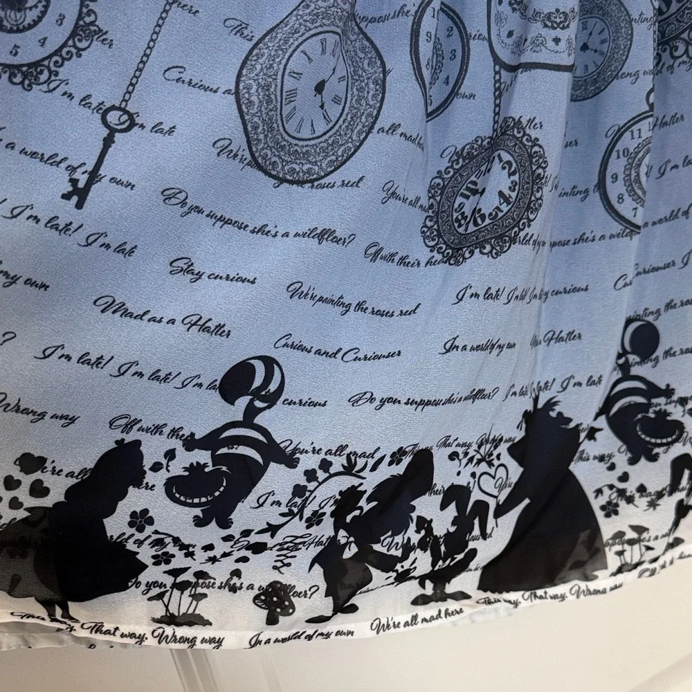 Alice in Wonderland Skirt - Picture 2 of 8